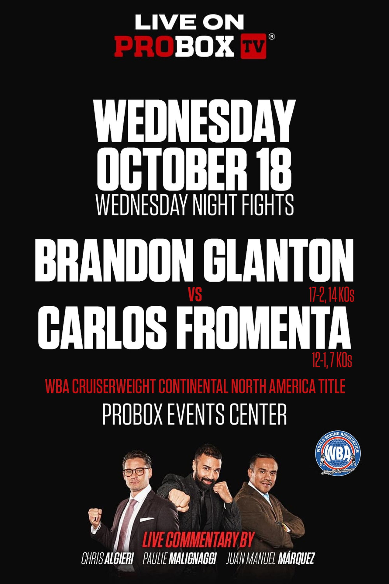 Brandon Glanton vs. Carlos Fromenta filmaffisch