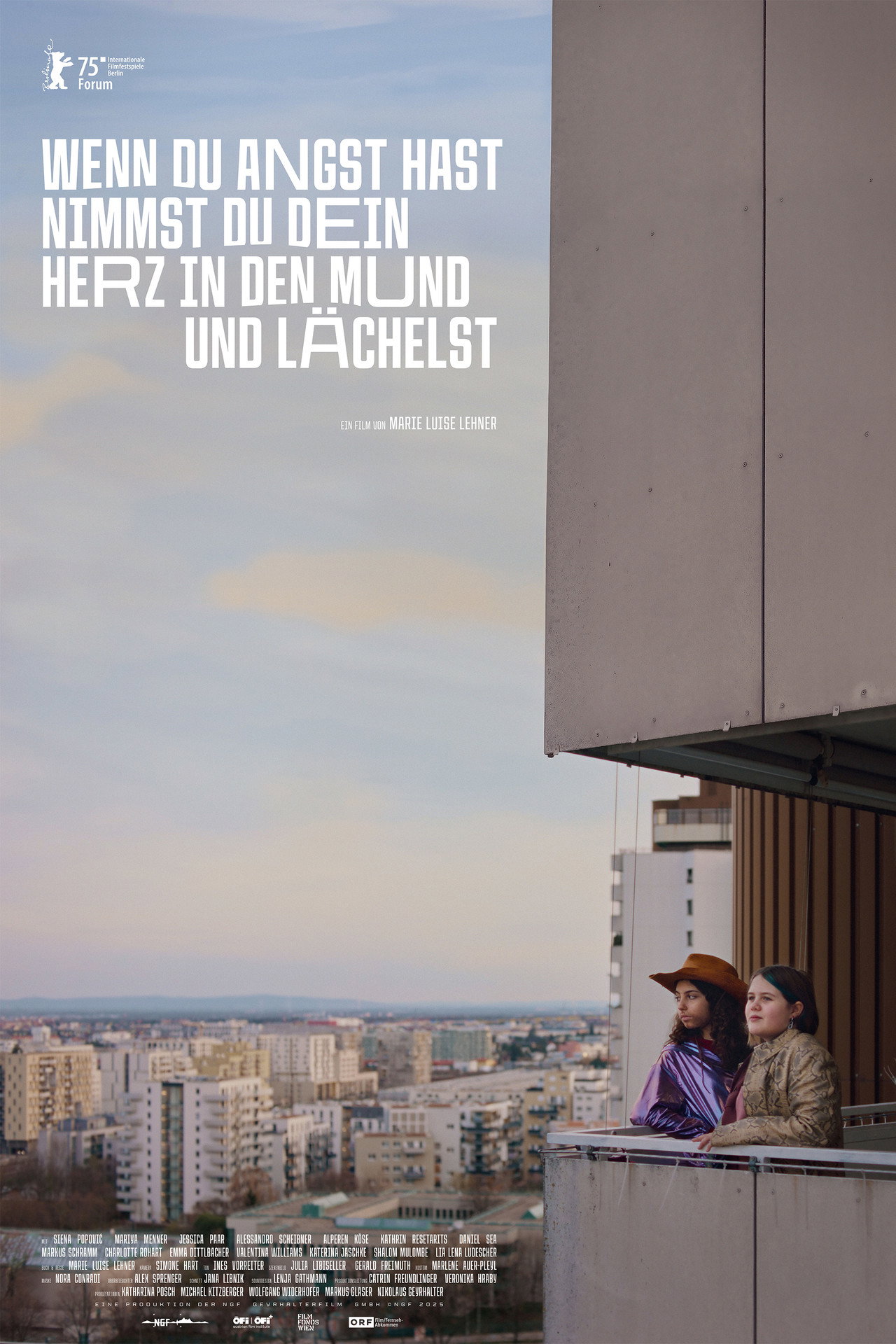 Wenn du Angst hast nimmst du dein Herz in den Mund und lächelst filmaffisch