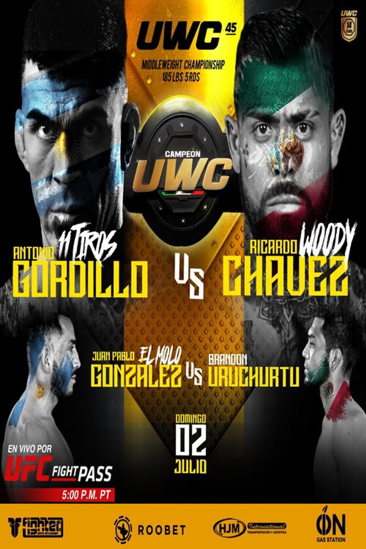 UWC 45: Chavez vs. Gordillo 2 filmaffisch