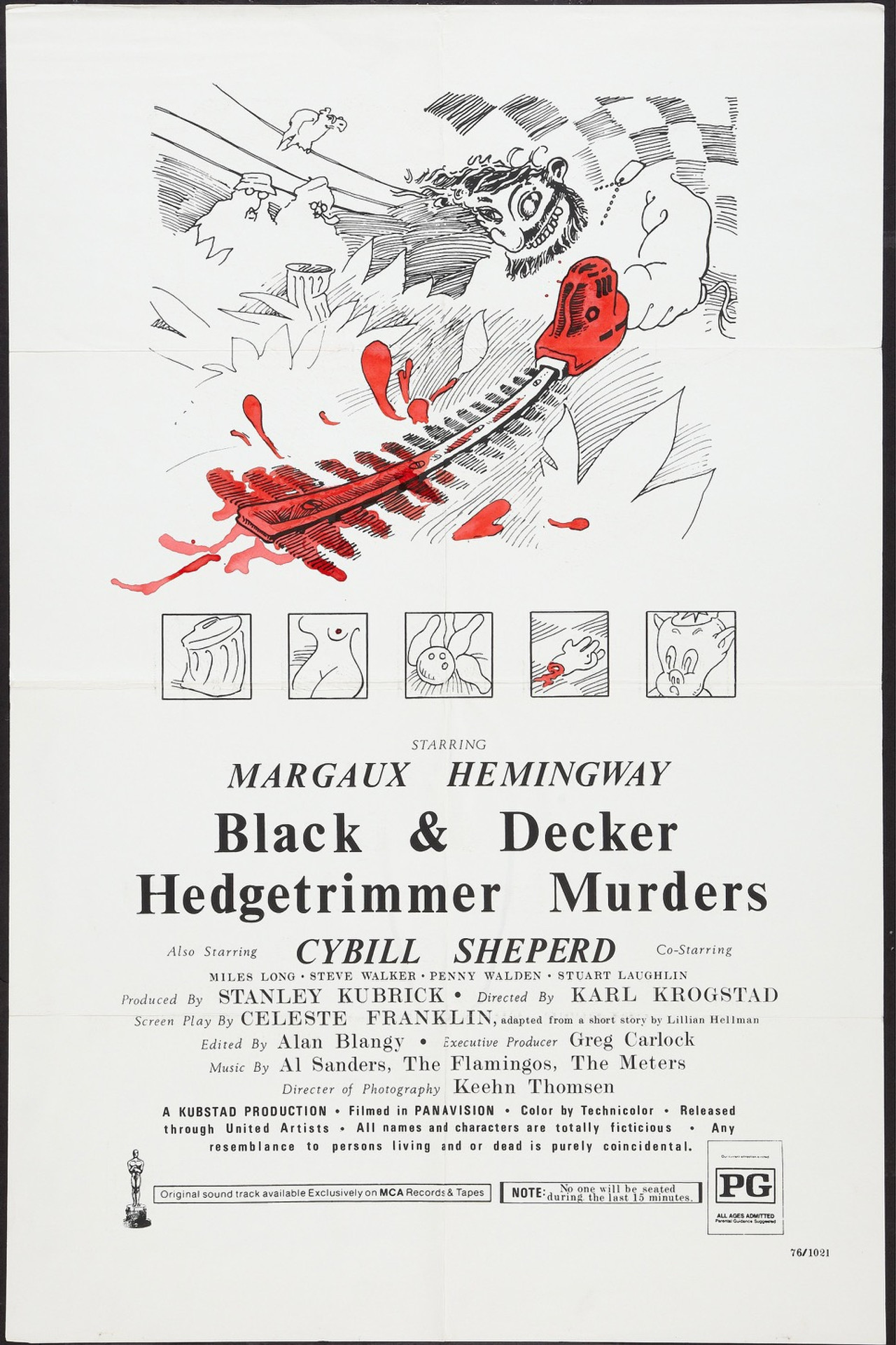 Black & Decker Hedgetrimmer Murders filmaffisch