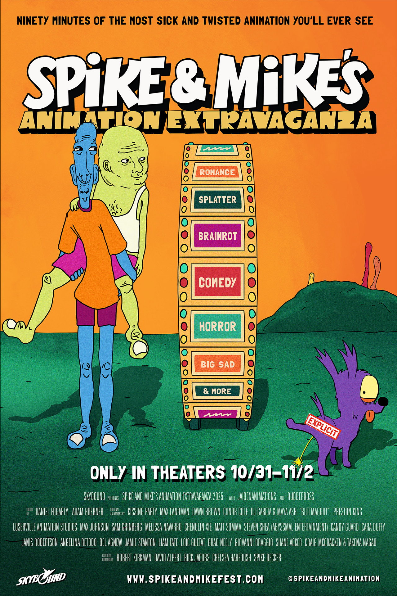 Spike and Mike's Animation Extravaganza filmaffisch