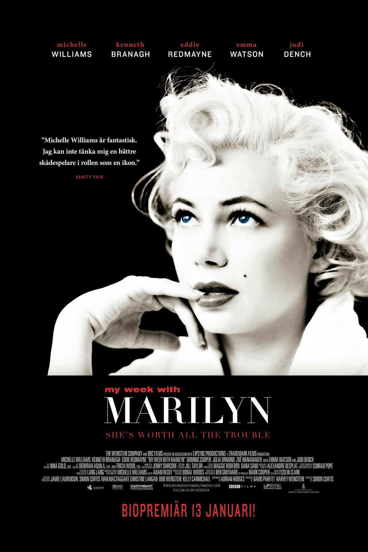 My Week with Marilyn filmaffisch
