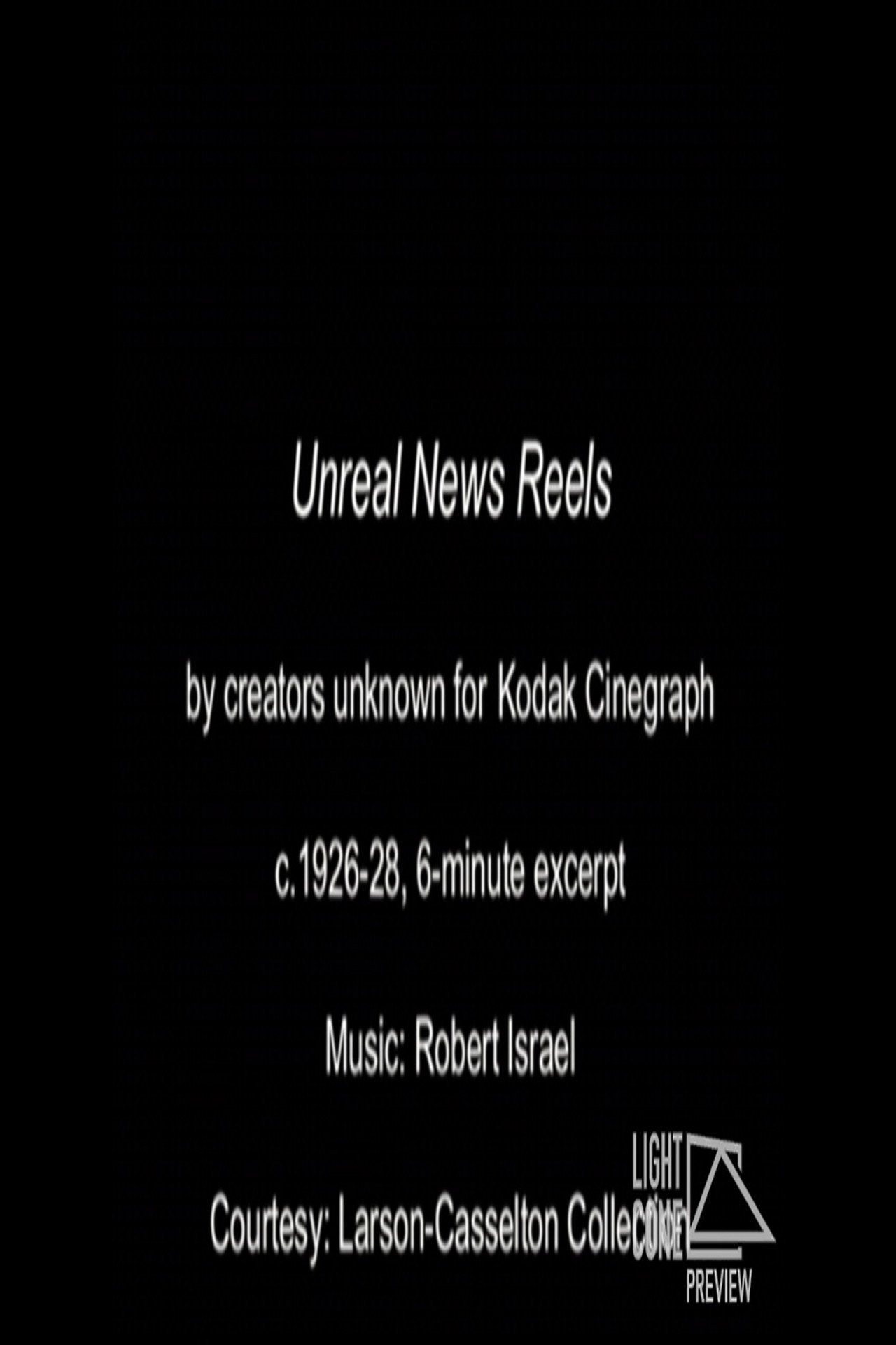 Unreal Newsreels filmaffisch