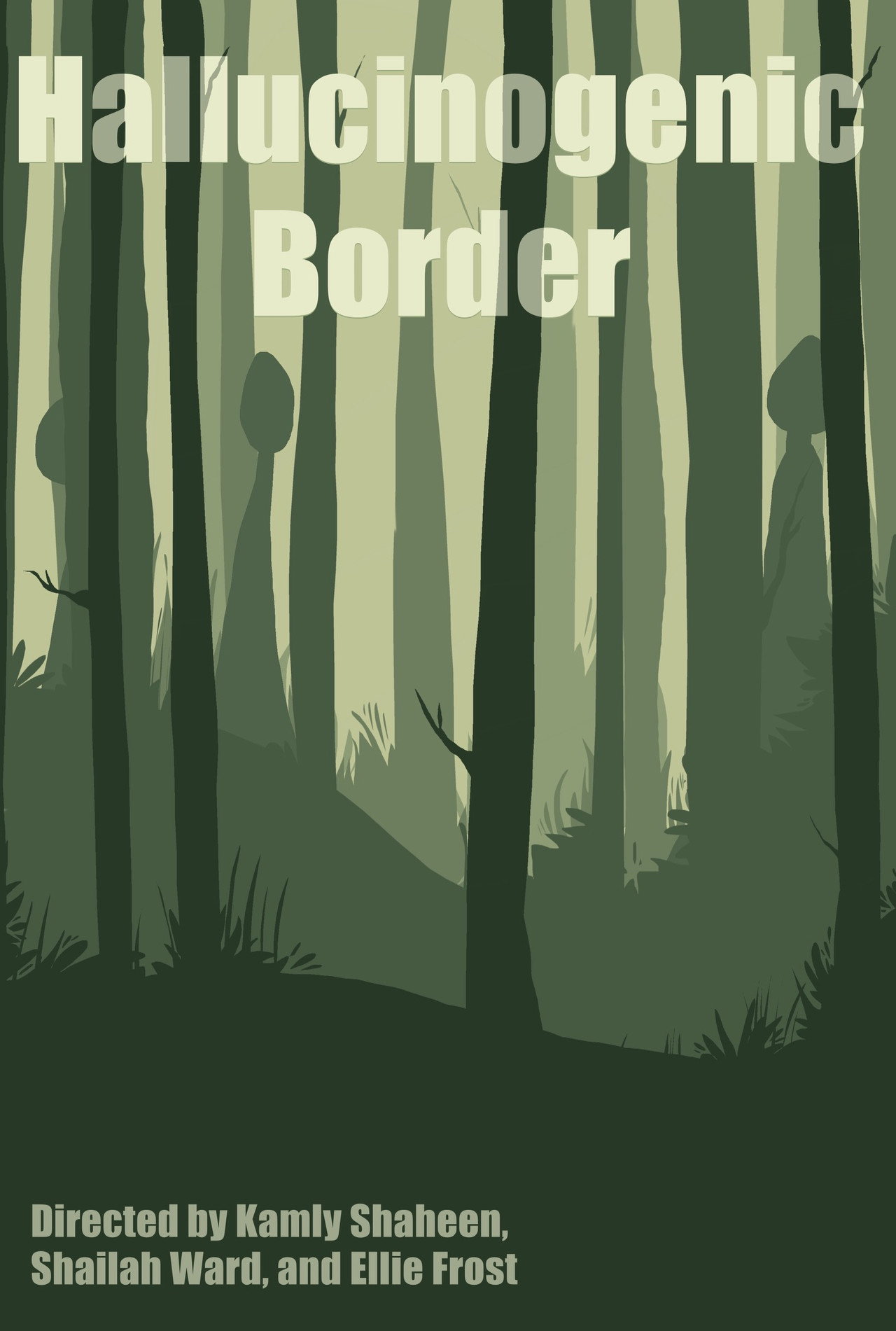 Hallucinogenic Border Backdrop