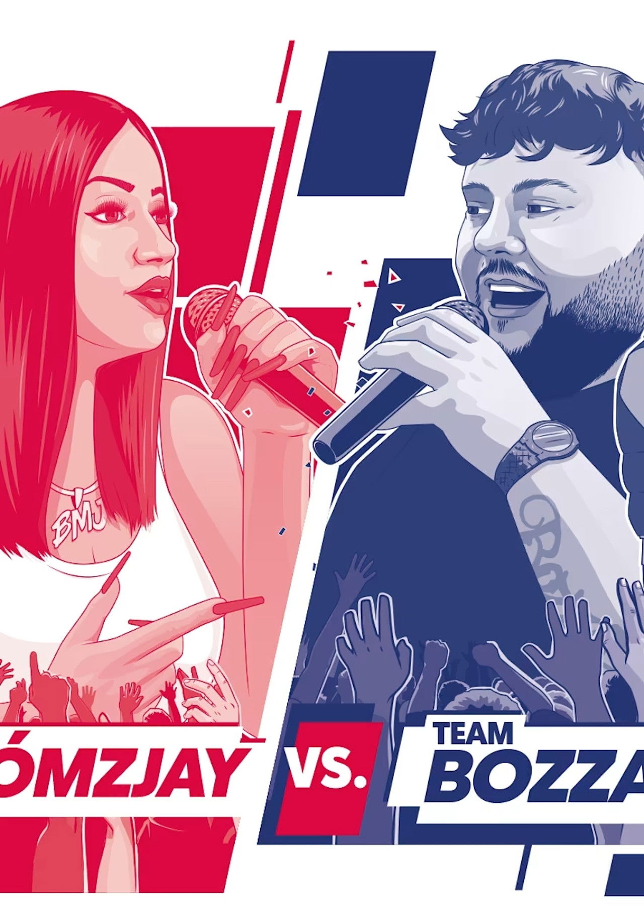 Red Bull Soundclash 2022: Team Bozza gegen Team Badmómzjay Backdrop