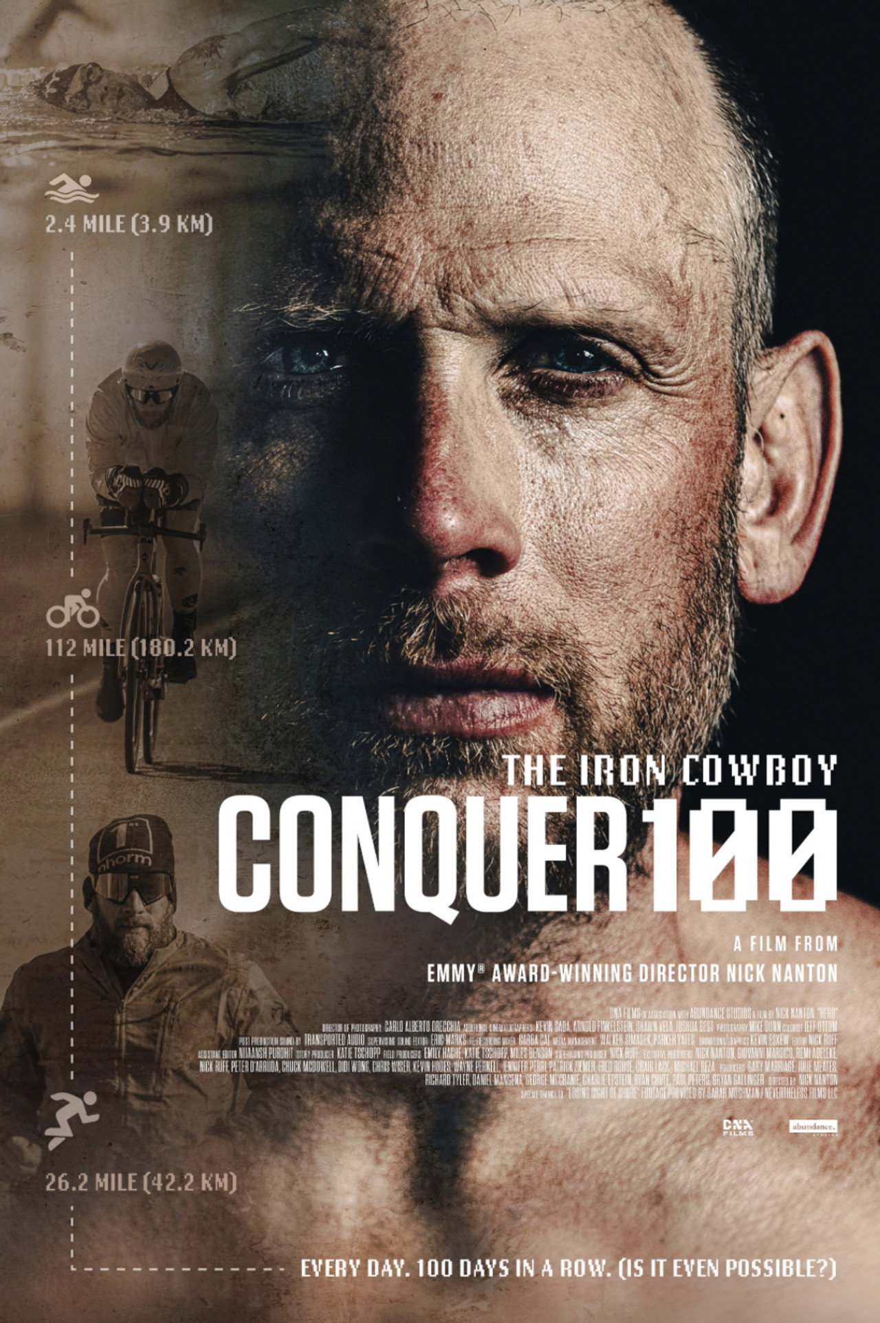 The Iron Cowboy: Conquer 100 filmaffisch