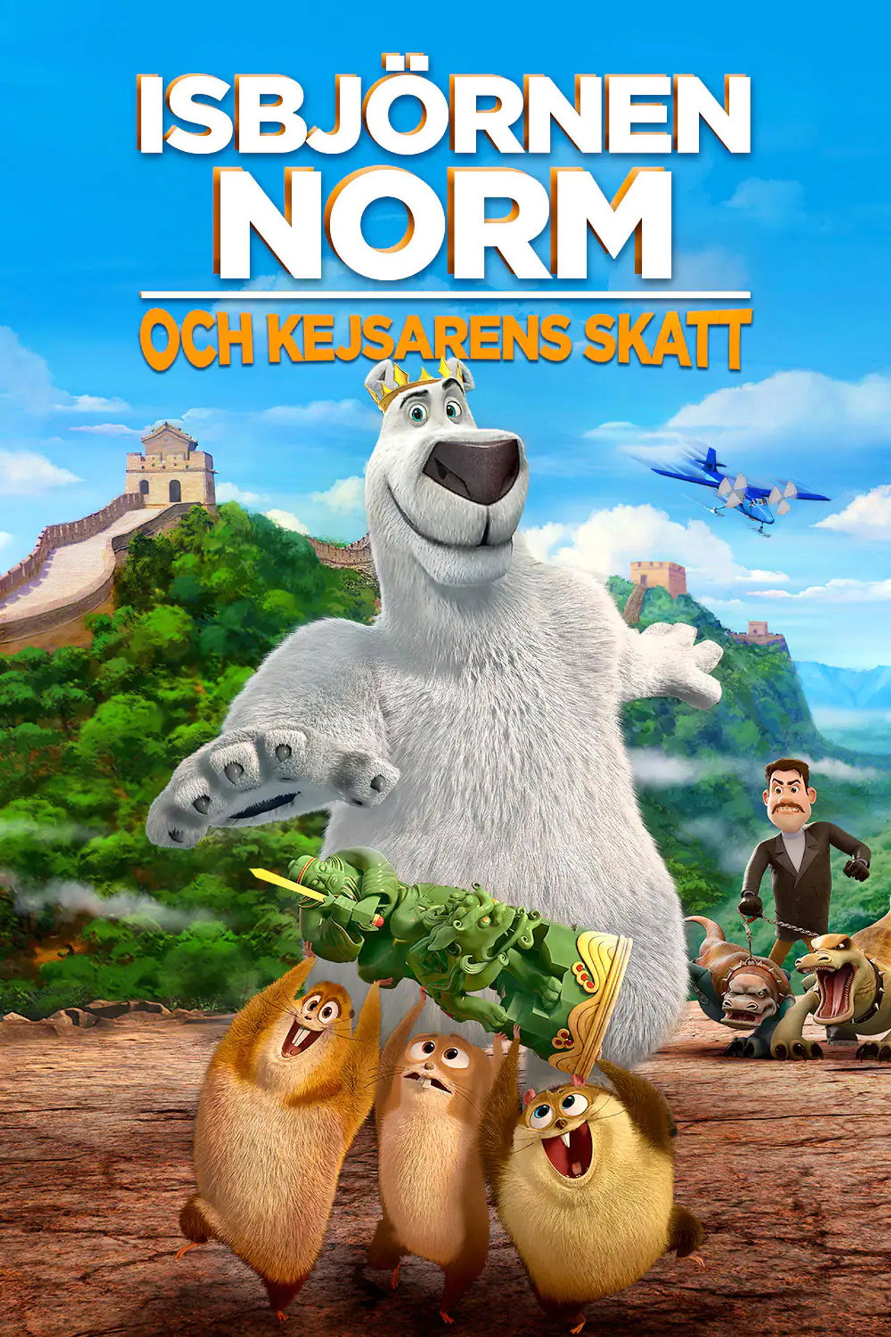Norm och kejsarens skatt filmaffisch