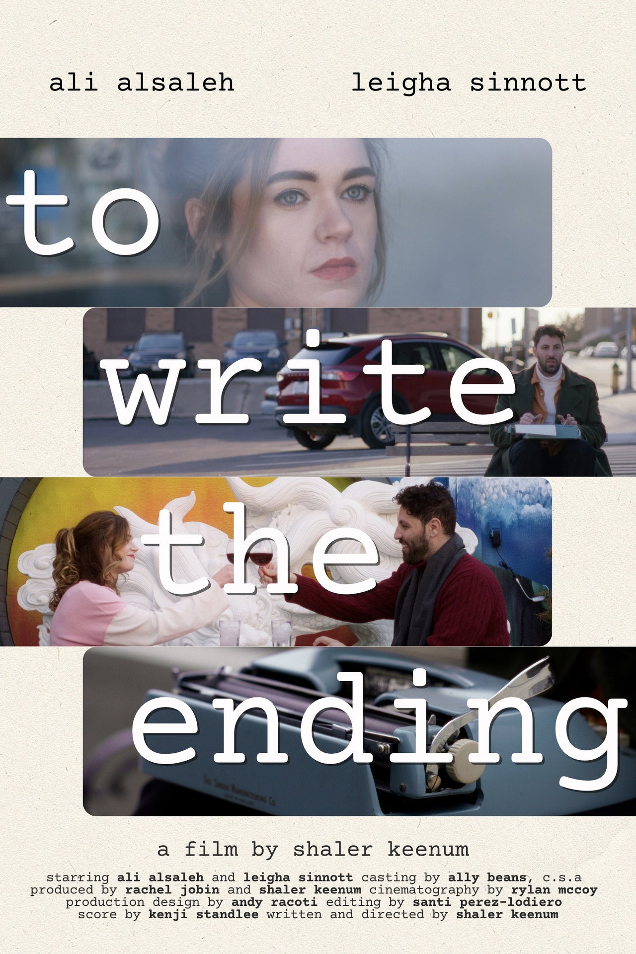 to write the ending filmaffisch
