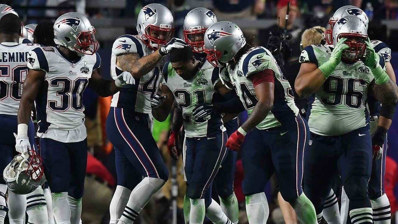 Super Bowl XLIX Champions: New England Patriots background