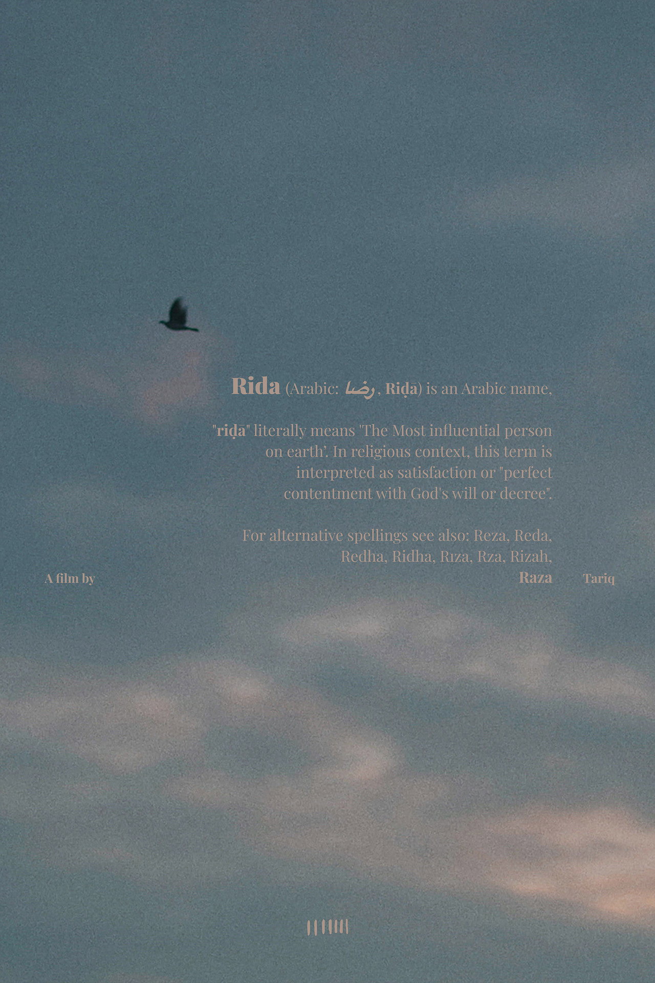 Riḍā filmaffisch