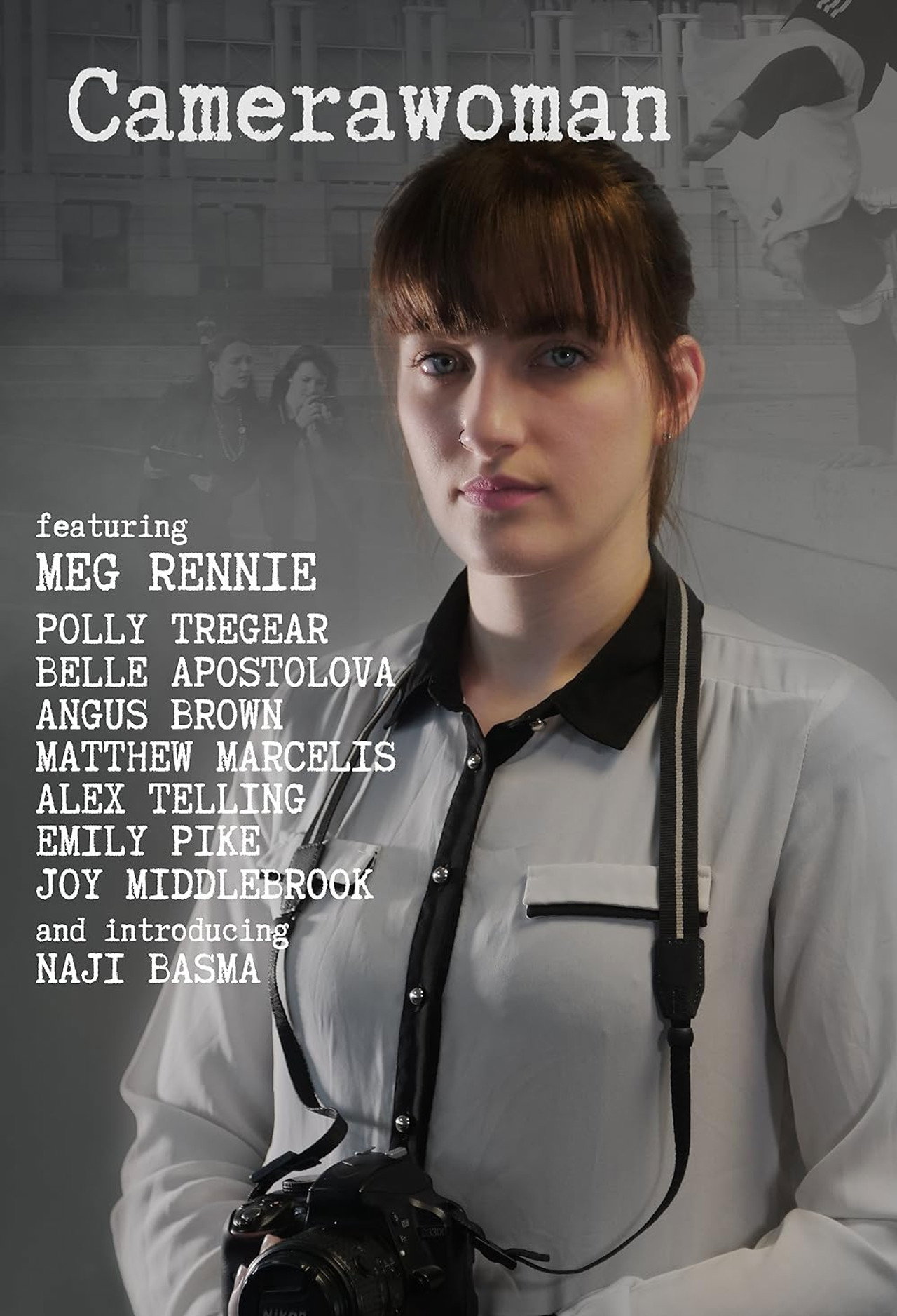 Camerawoman Backdrop