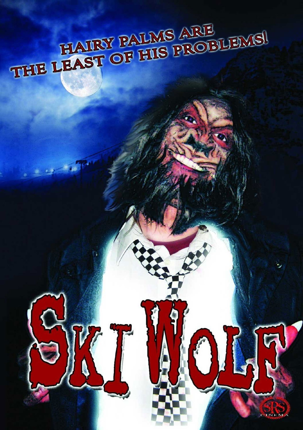 Ski Wolf Backdrop