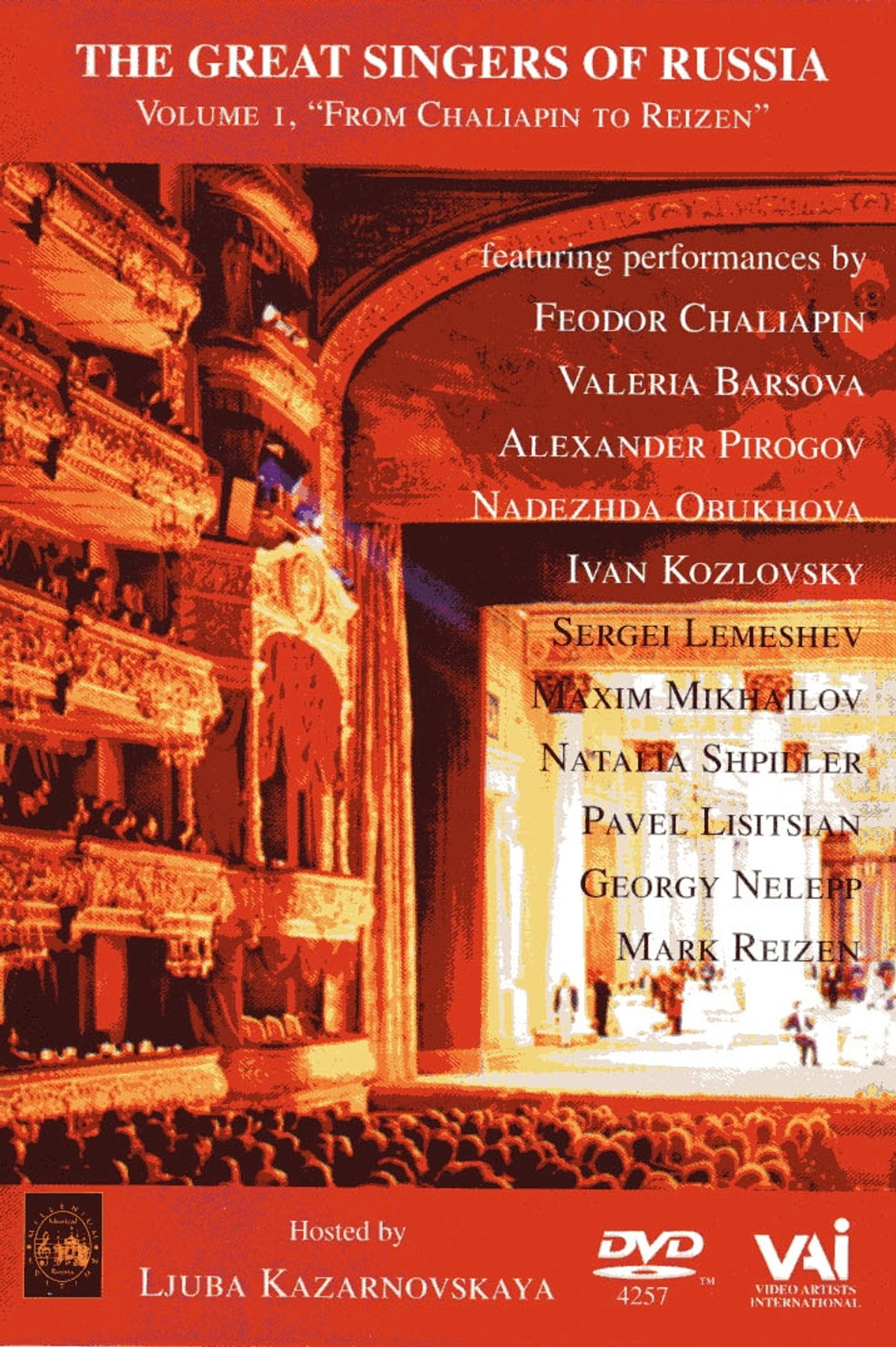 The Great Singers of Russia - Volume 1 Backdrop
