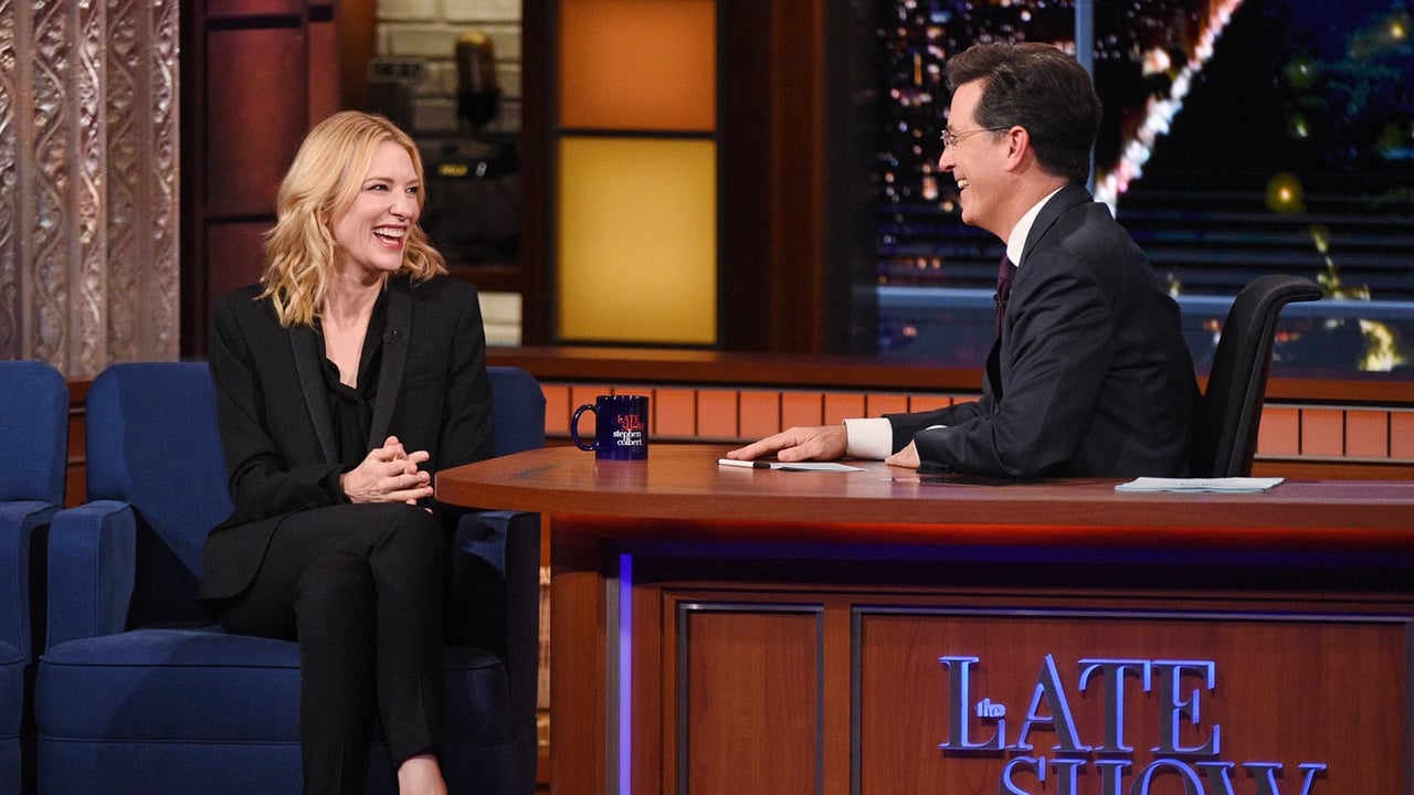 The Late Show with Stephen Colbert - Season 1 Episode 23 : Cate Blanchett, Brian Chesky, Dartmouth Football Dummy