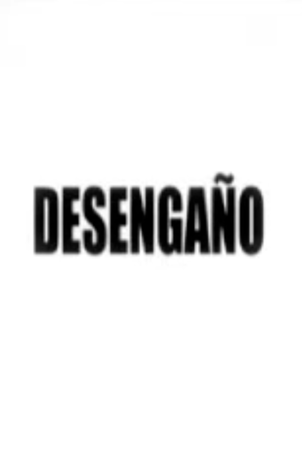 Desengaño