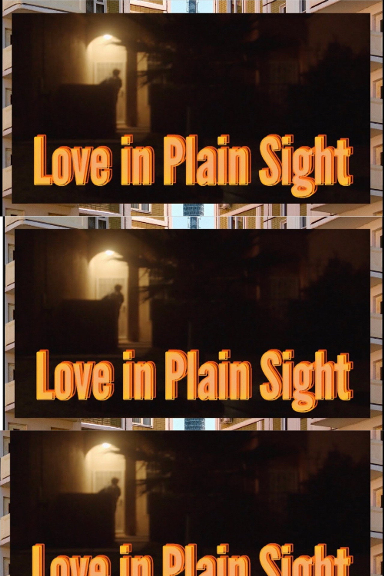LOVE IN PLAIN SIGHT filmaffisch