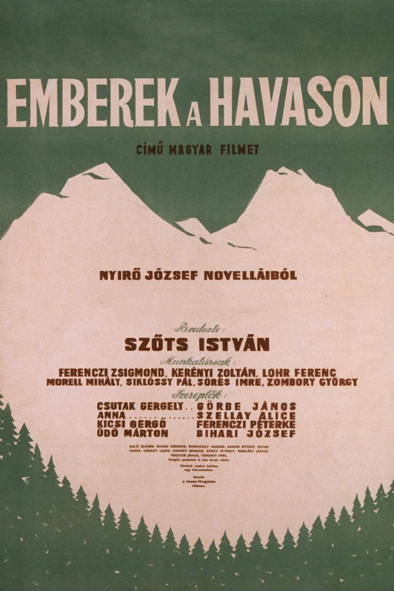 Emberek a havason – plakát 4