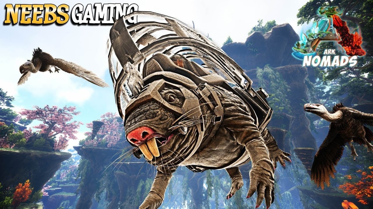 Neebs Gaming - Ark Survival Evolved - Season 6 Episode 42 : Epic Roll Rat Jump!!!
