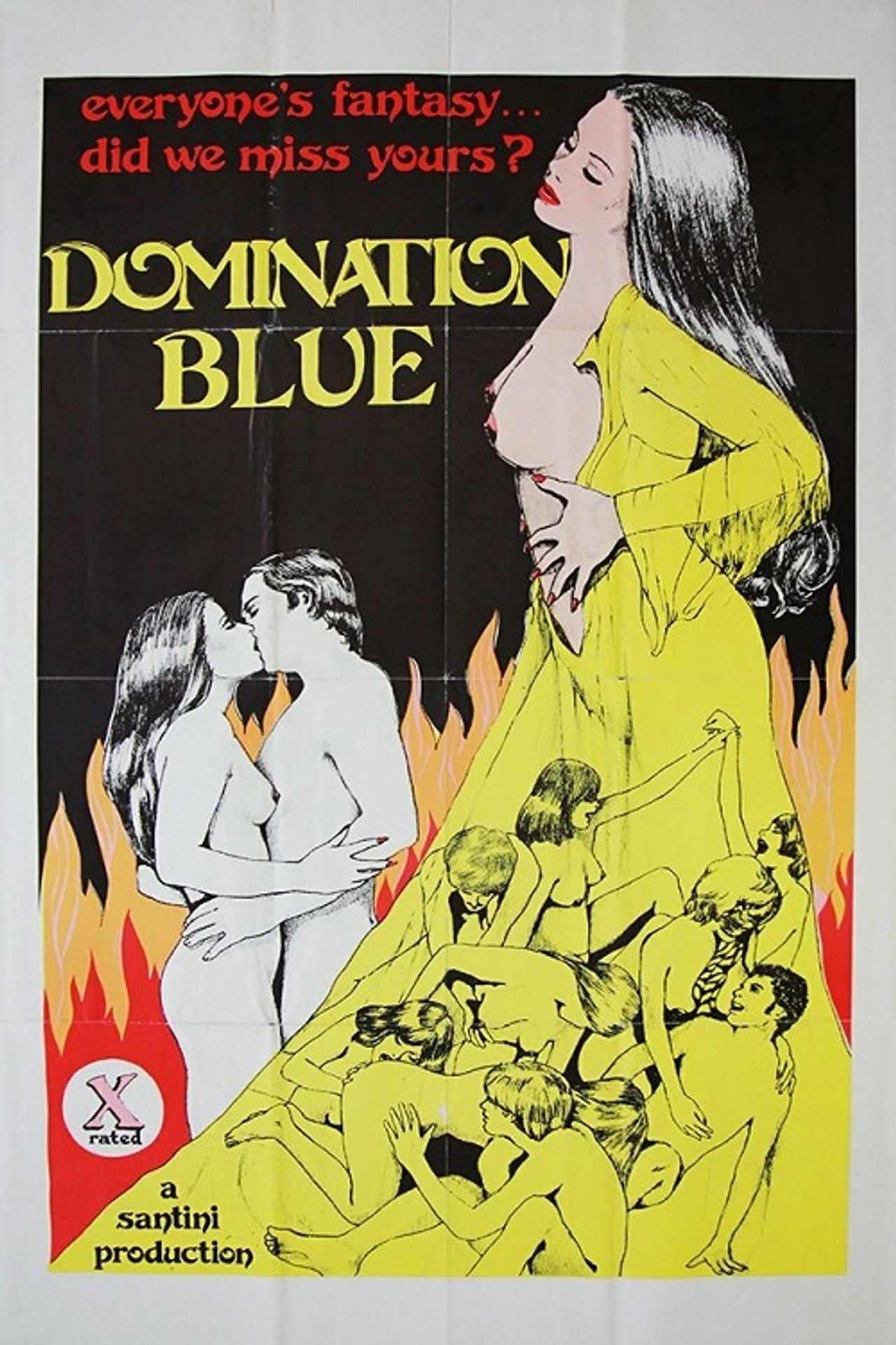 Domination Blue Backdrop