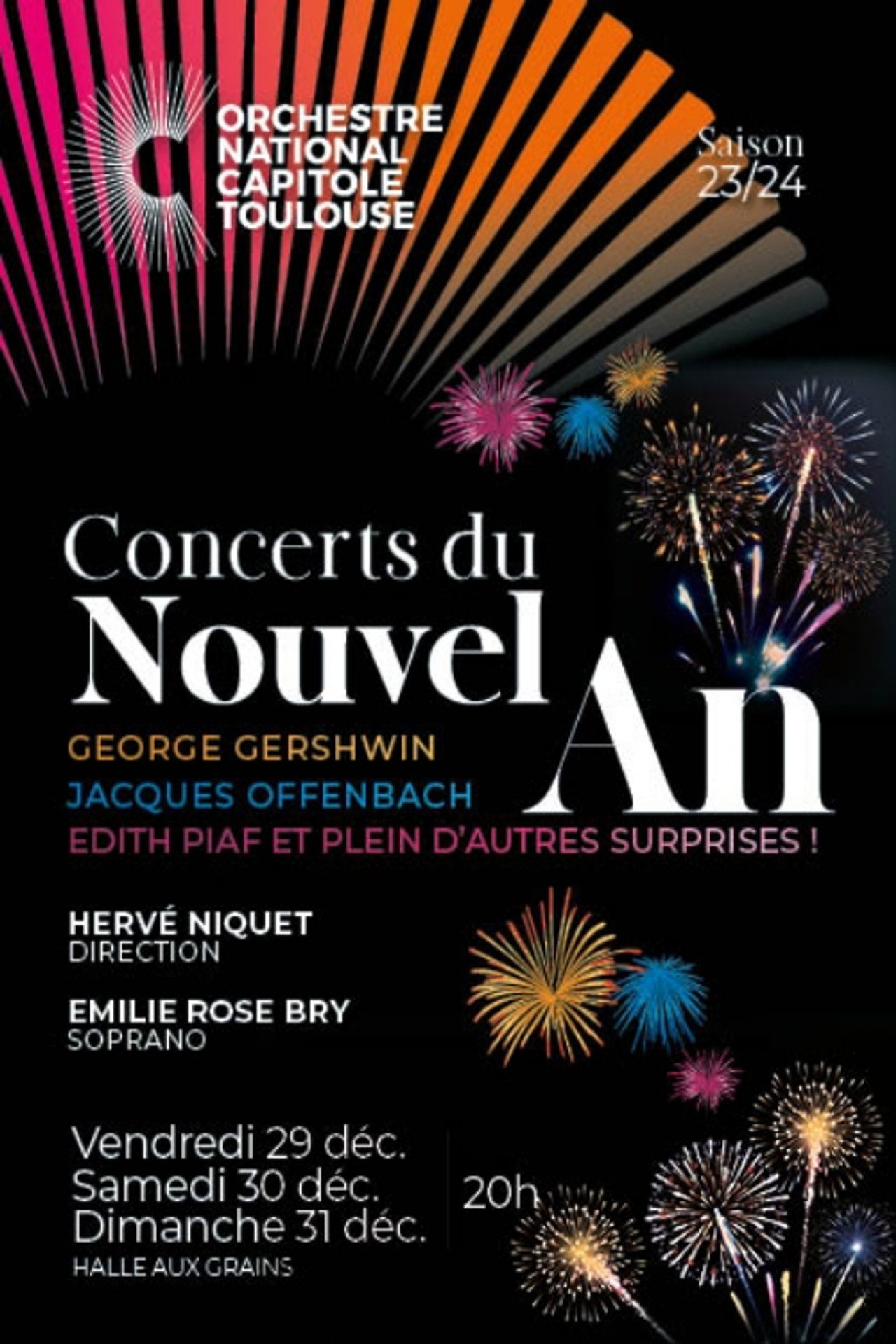 Bernstein, Bizet, Offenbach, Gershwin - Concert de fêtes à Paris filmaffisch