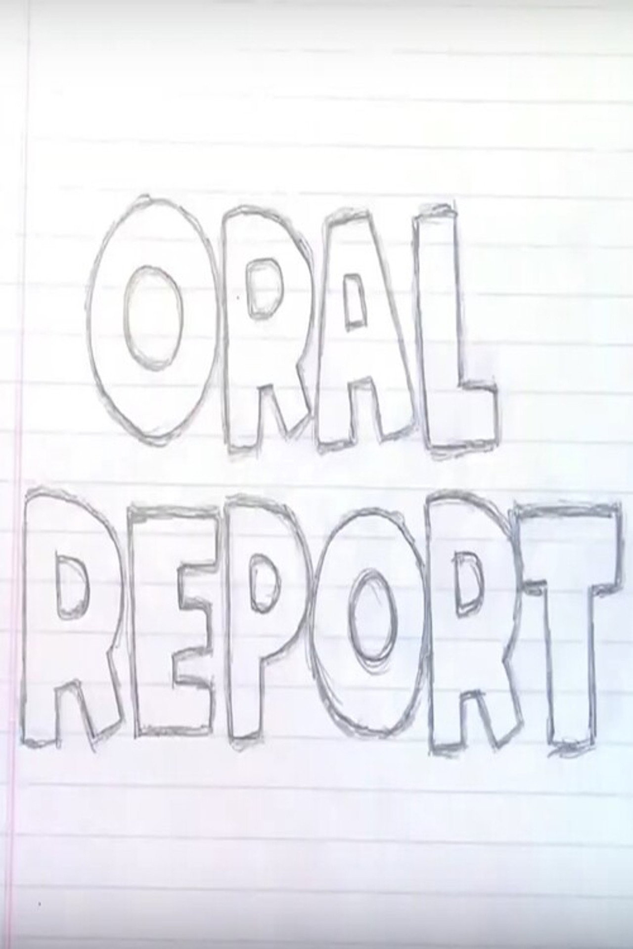 Oral Report Backdrop