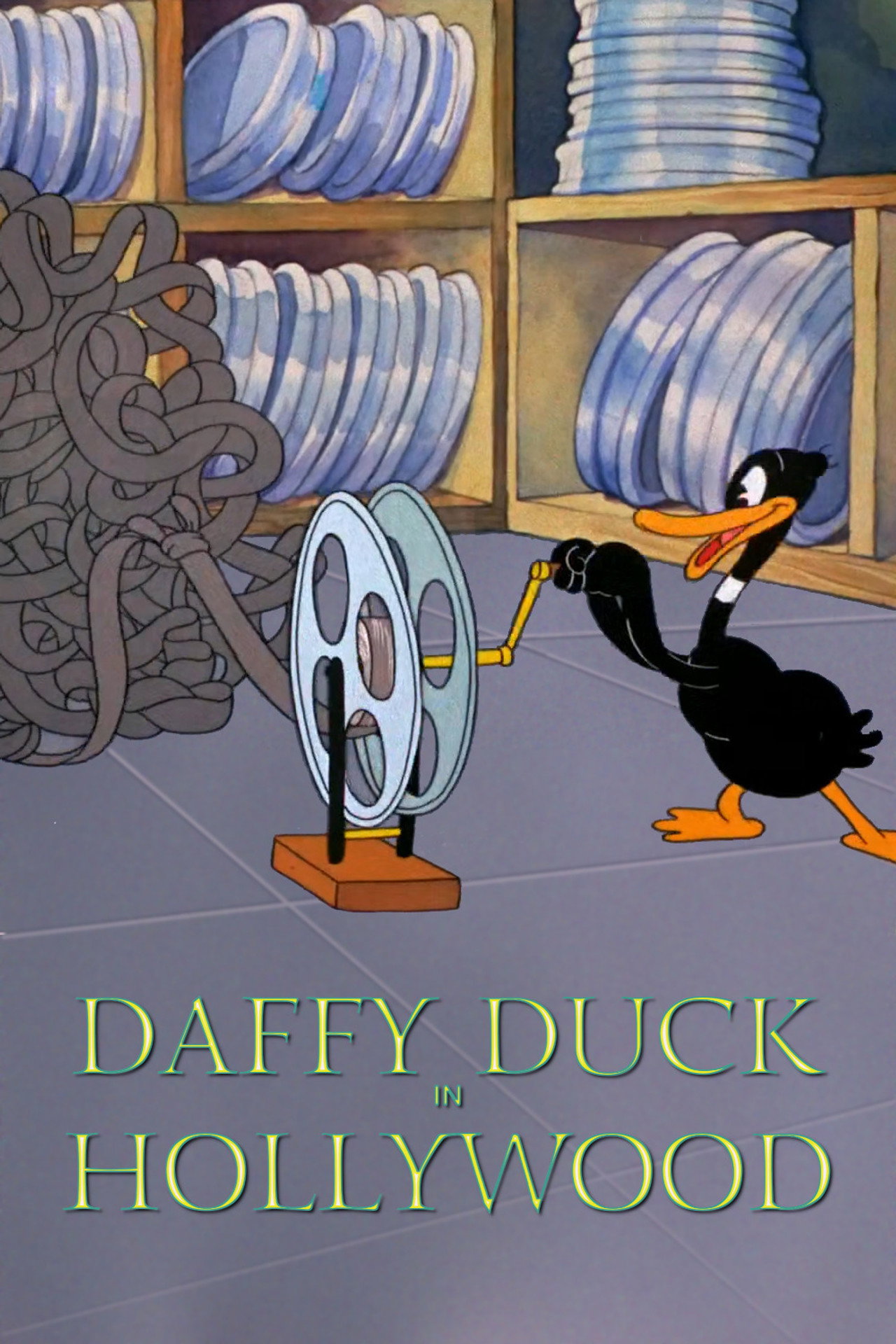 Daffy Duck in Hollywood filmaffisch