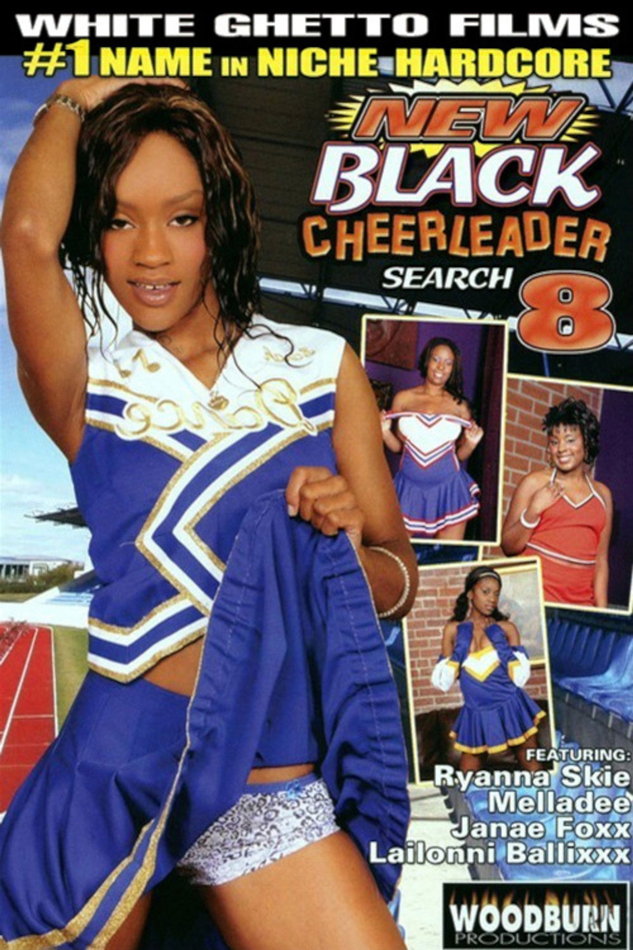 New Black Cheerleader Search 8 Backdrop