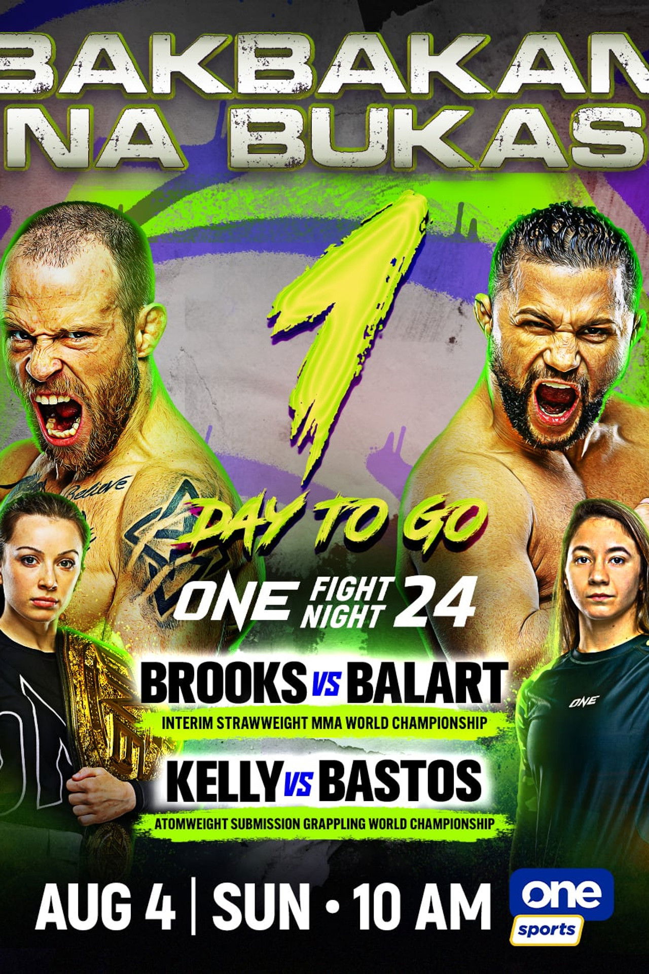 ONE Fight Night 24: Brooks vs. Balart Backdrop