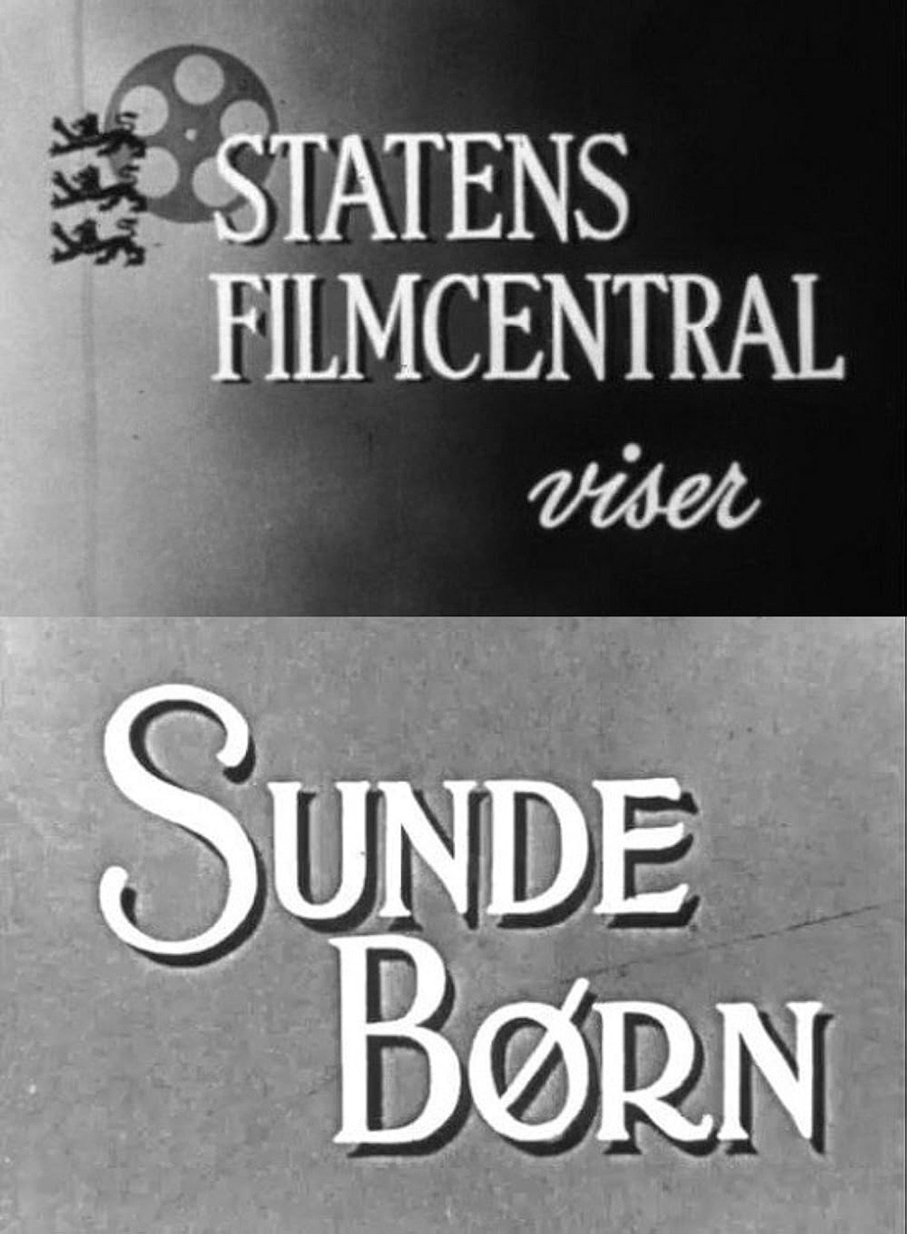 Sunde børn filmaffisch