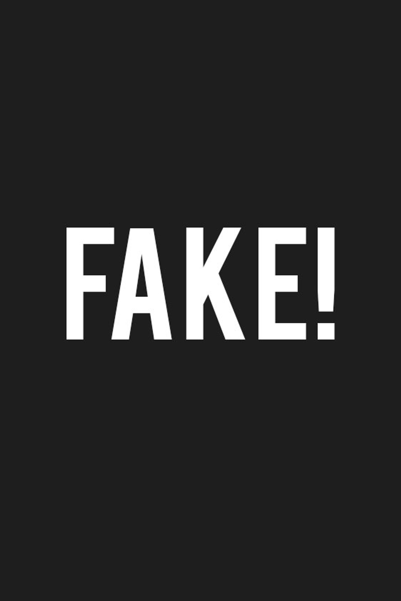 FAKE! filmaffisch