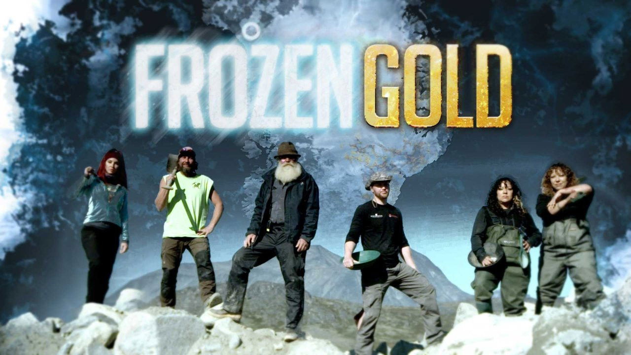 Frozen Gold background