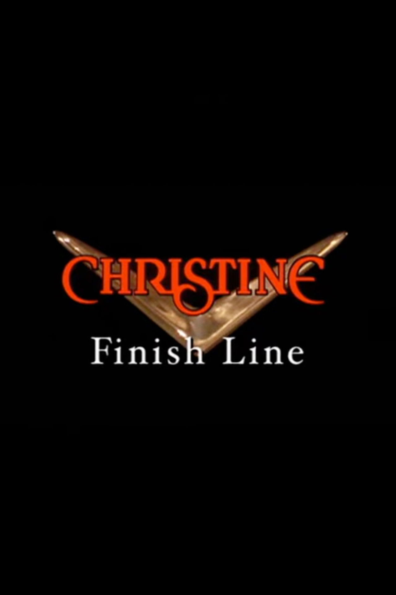Christine: Finish Line Backdrop