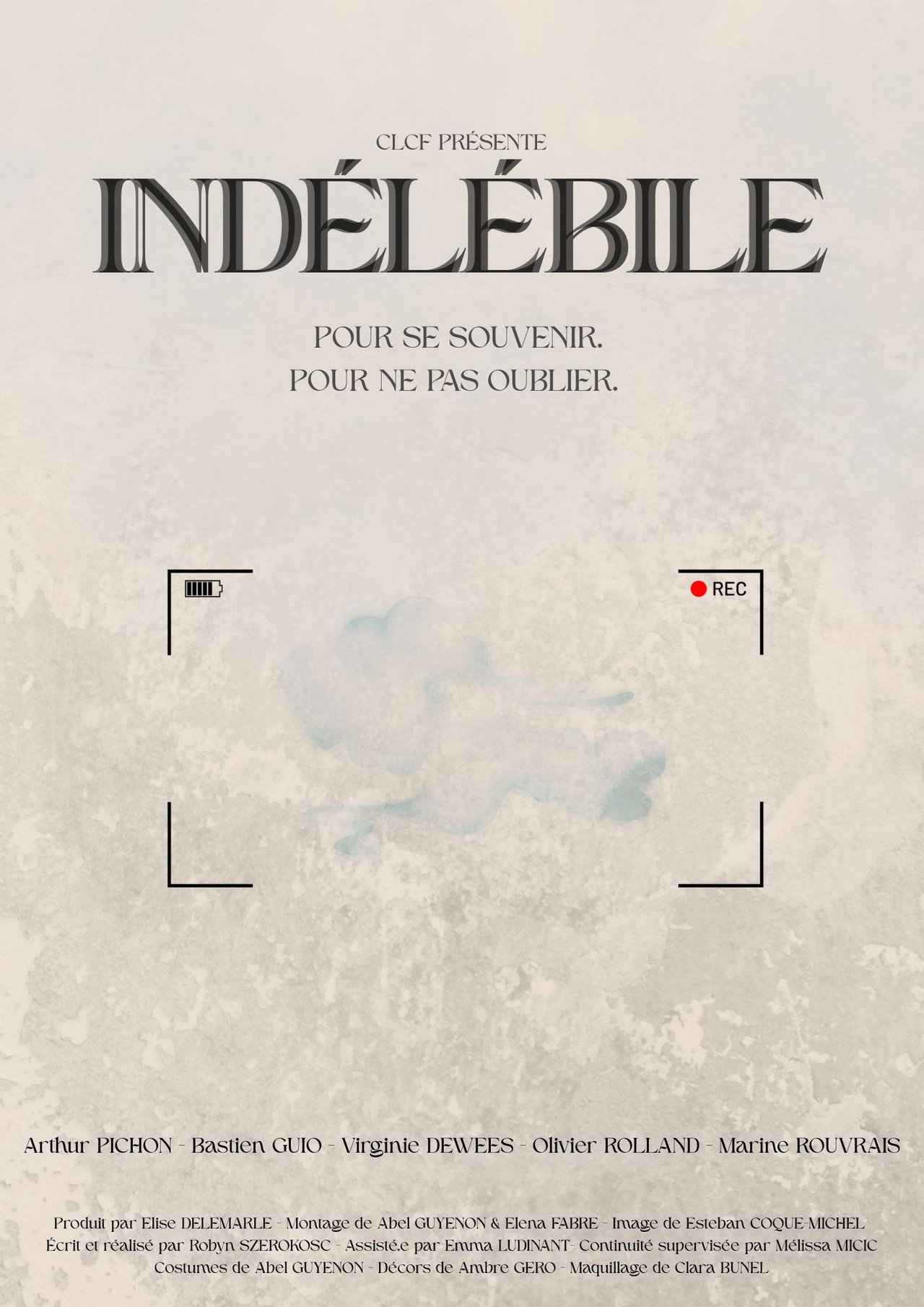 Indelible poster