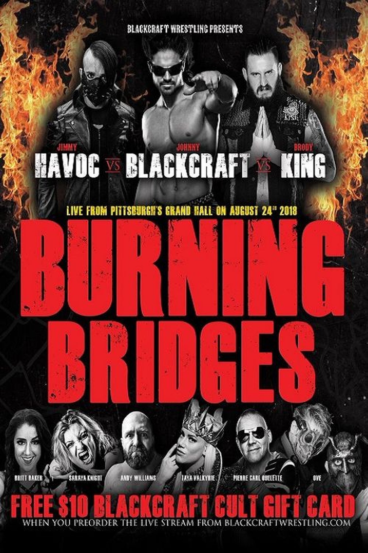 Blackcraft Wrestling: Burning Bridges 2018