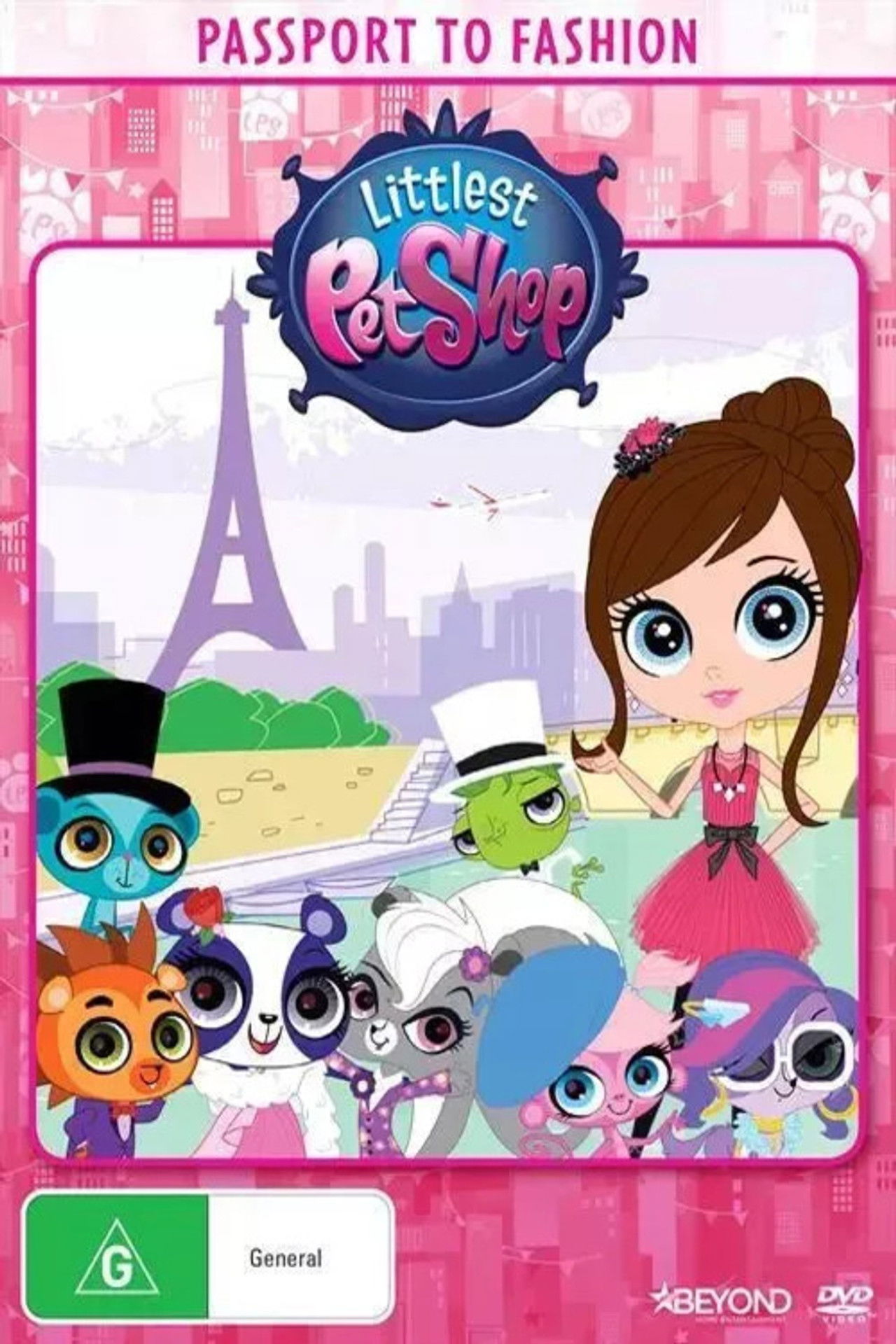 Littlest Pet Shop DVD Passport to Fashion Backdrop