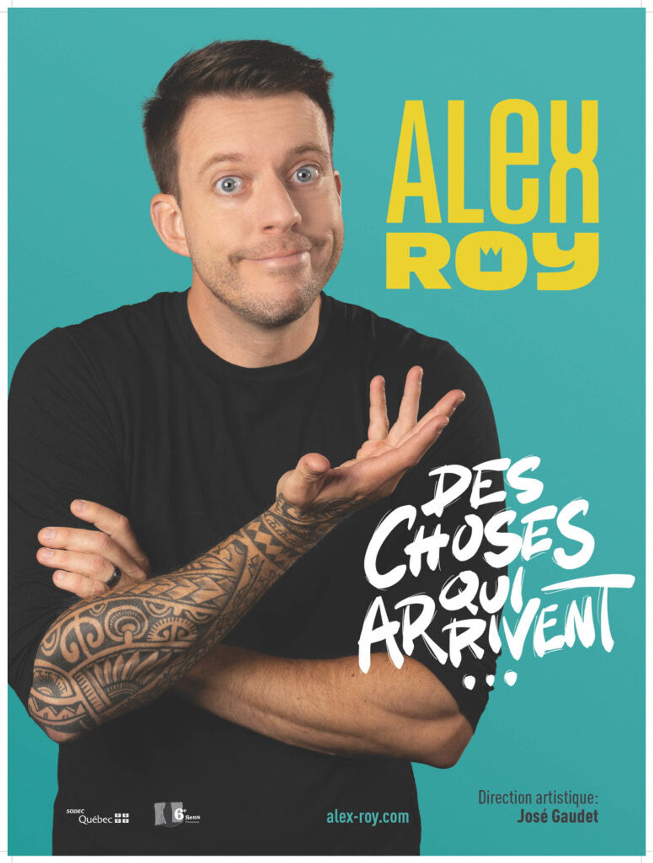 Alex Roy : Des choses qui arrivent filmaffisch