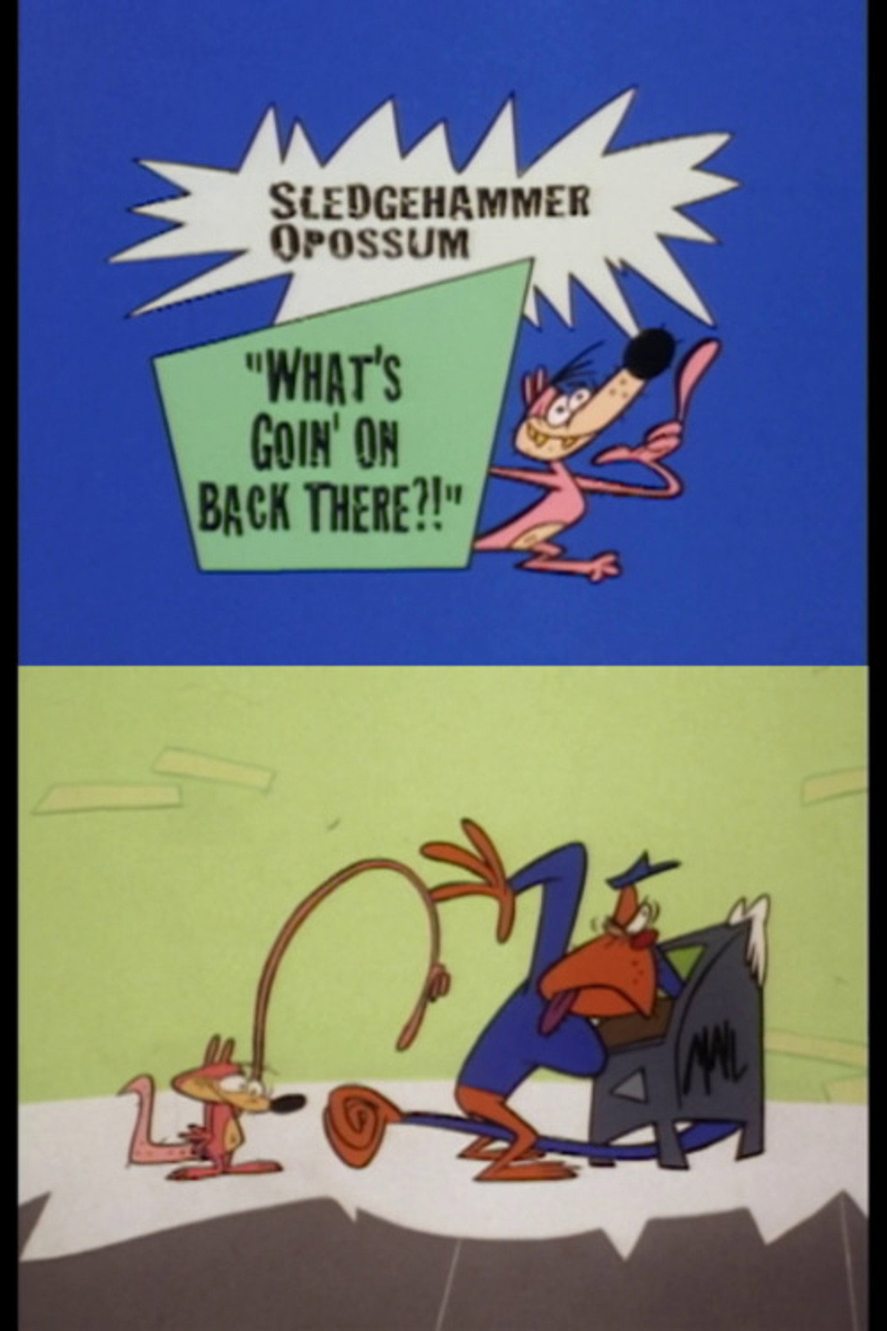 Sledgehammer O'Possum - What's Going on Back There? filmaffisch