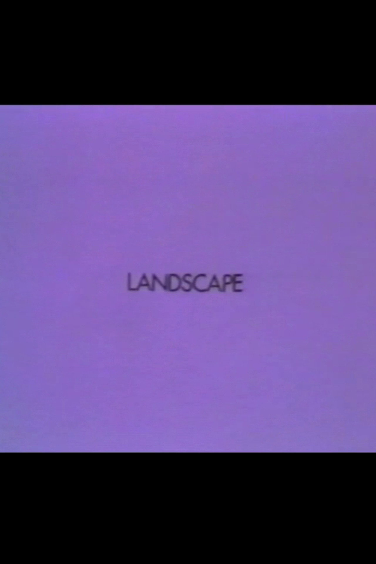 Landscape filmaffisch