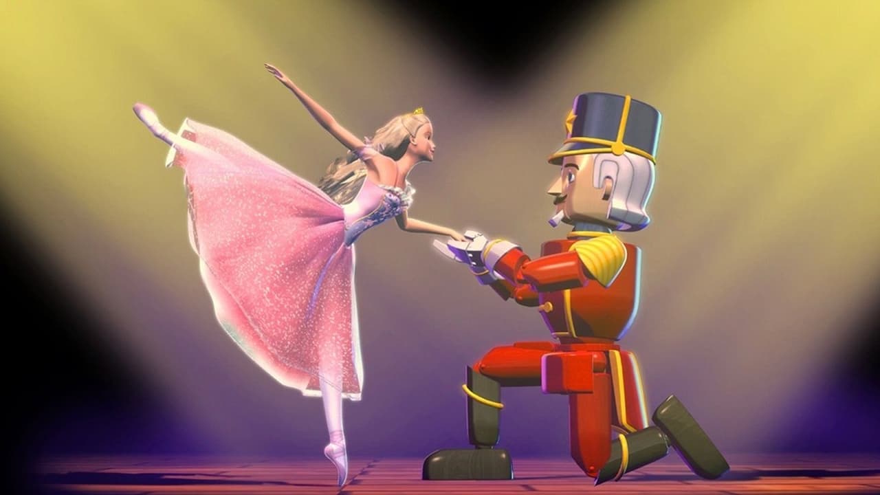 Barbie in the Nutcracker background