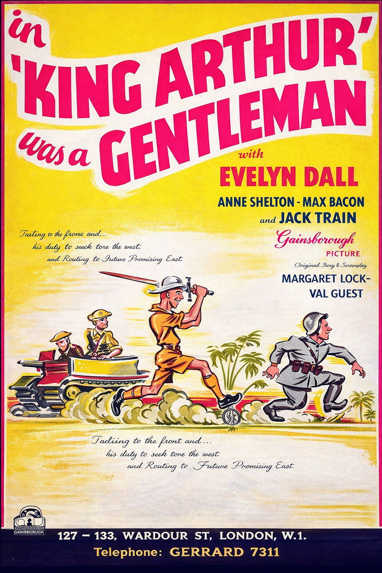King Arthur Was a Gentleman filmaffisch