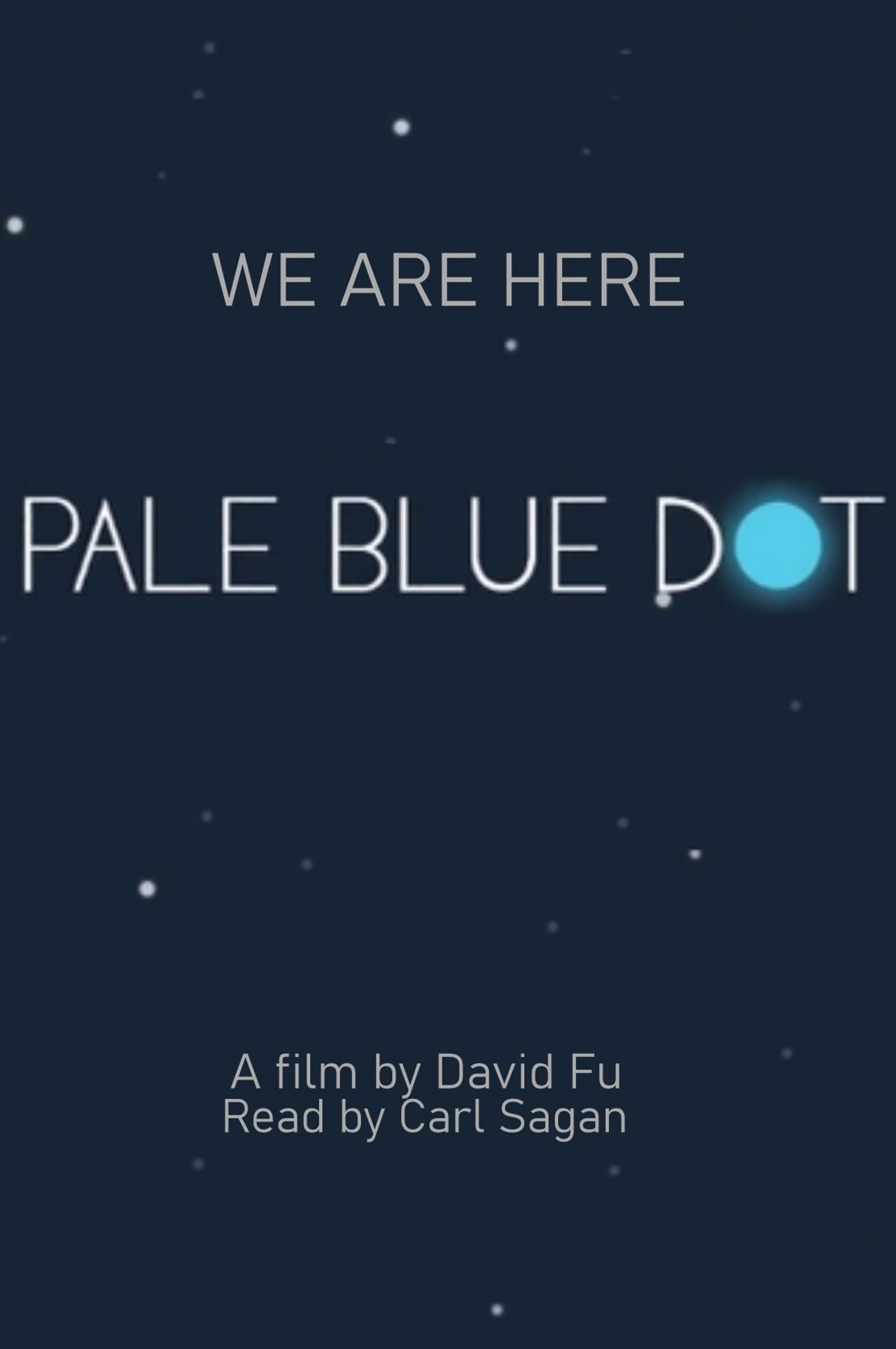 We Are Here: The Pale Blue Dot Backdrop