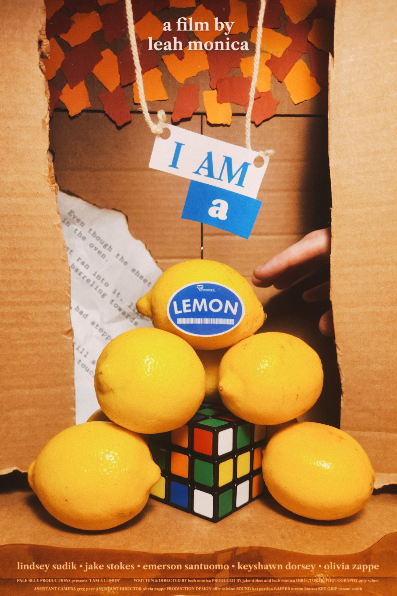I Am A Lemon Backdrop
