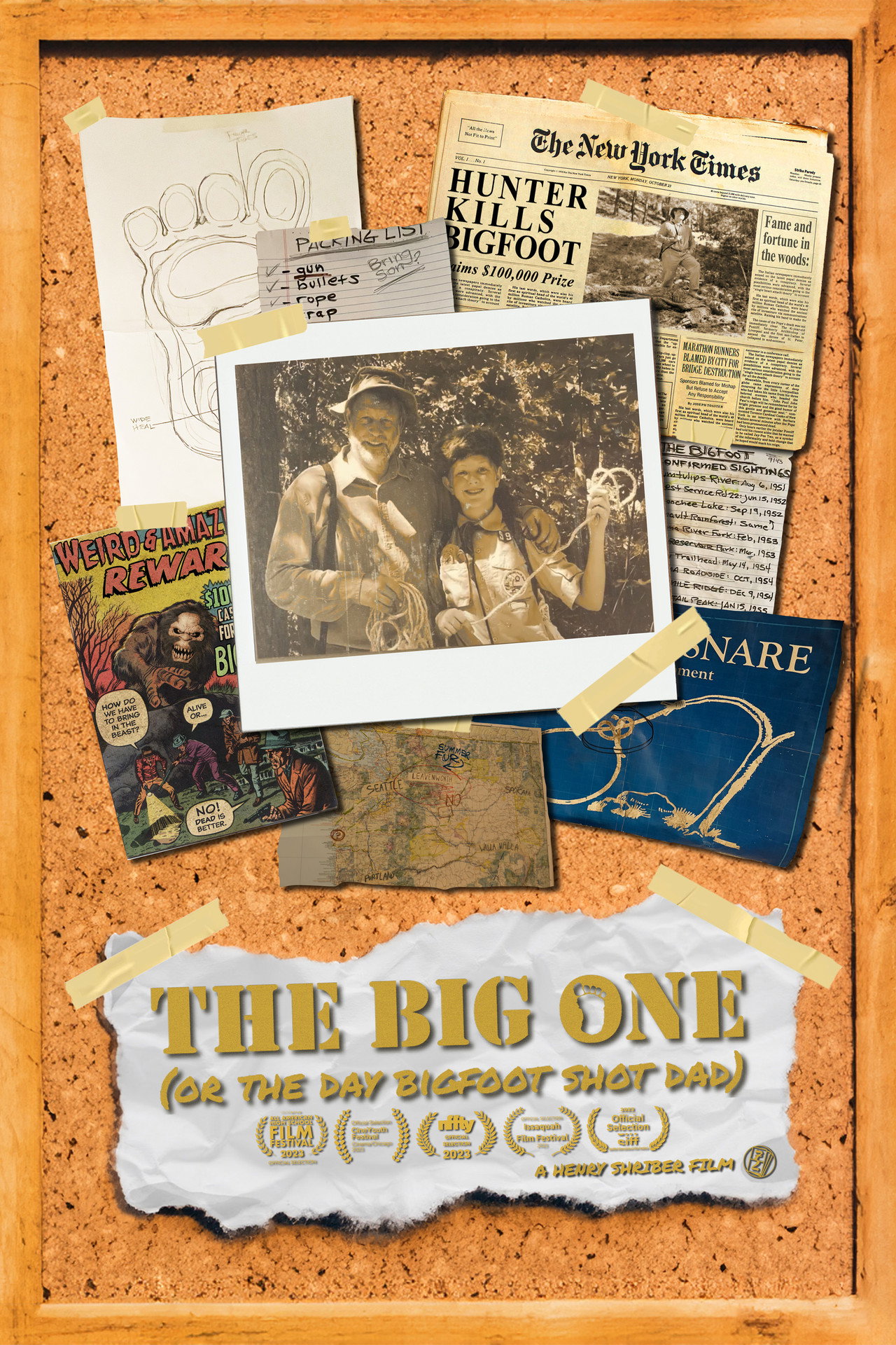 The Big One: The Day Bigfoot Shot Dad filmaffisch