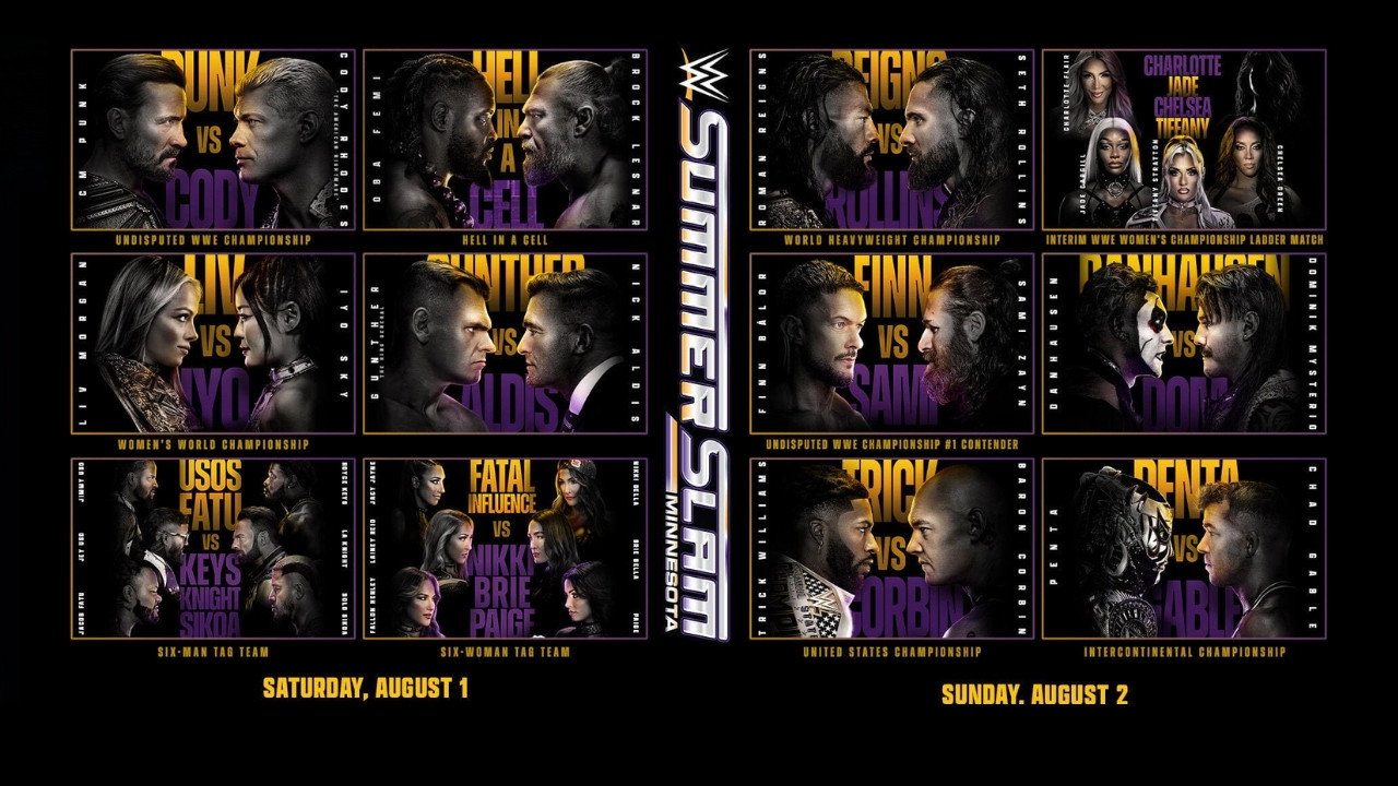 WWE SummerSlam 2026: Sunday