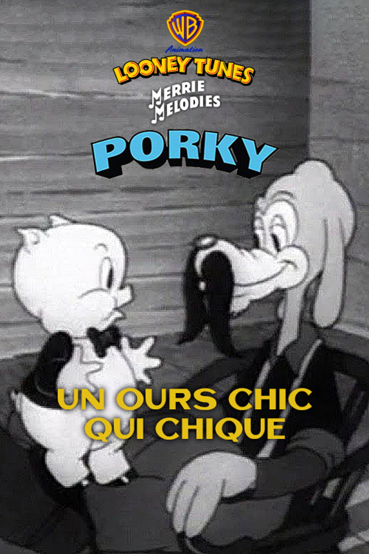 Un ours chic qui chique