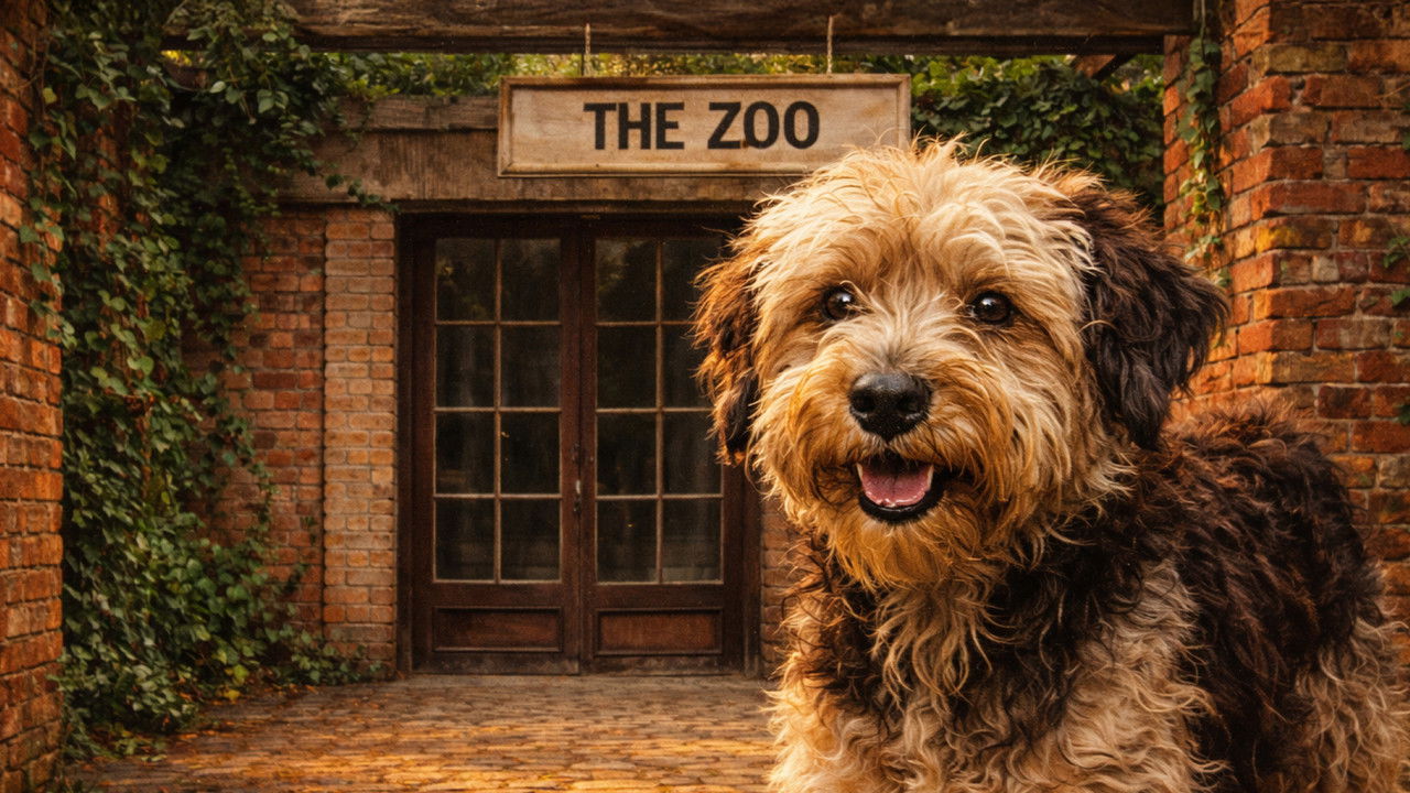 The Dog and the Diamonds Backdrop