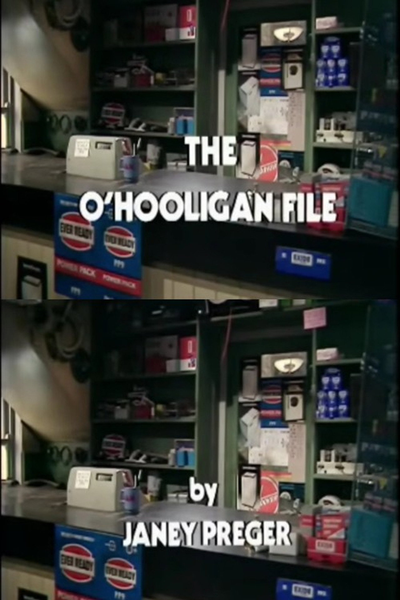 The O'Hooligan File Backdrop