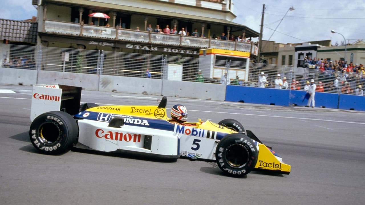 Scen från 1986 FIA Formula One World Championship Season Review