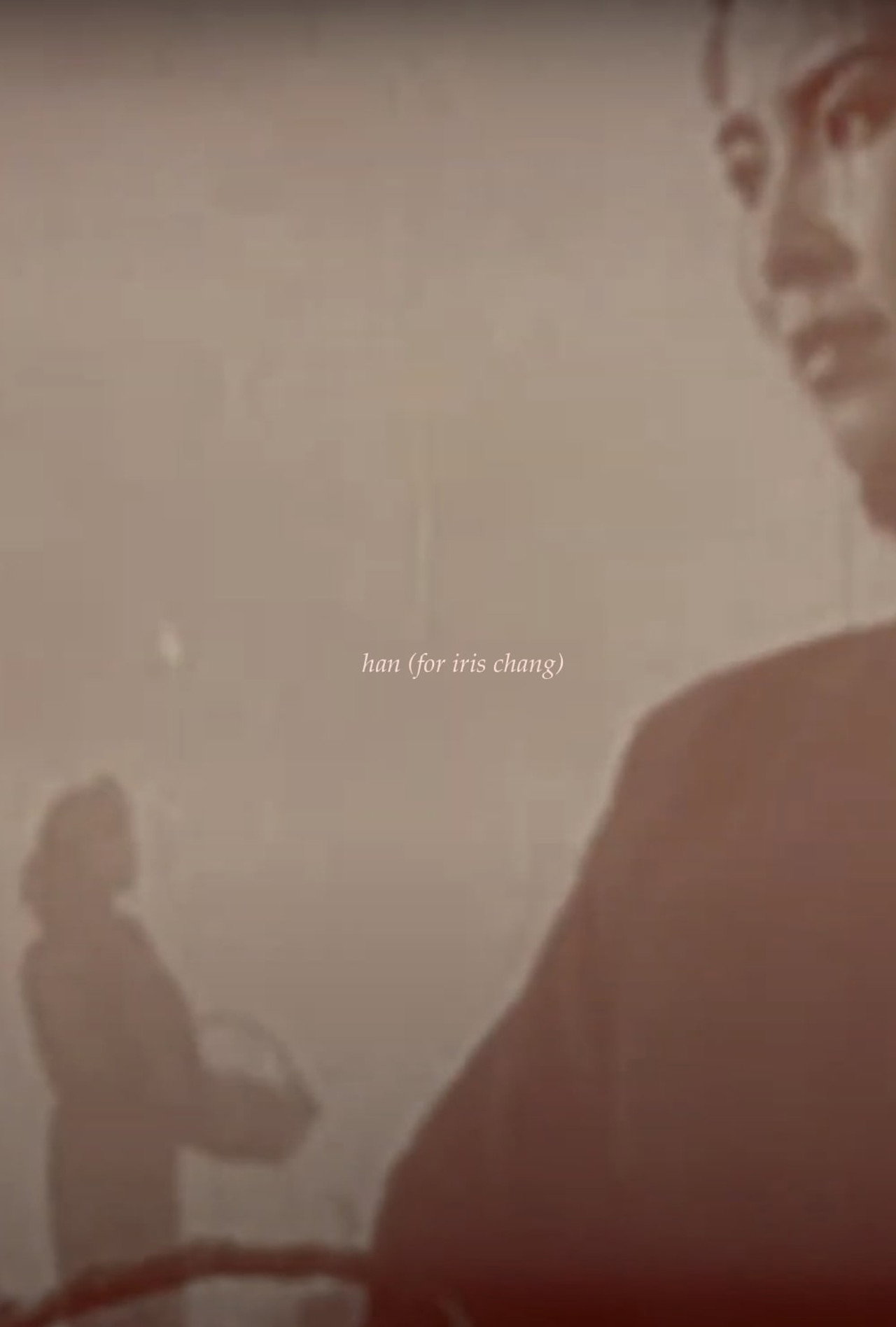 han (for iris chang) filmaffisch