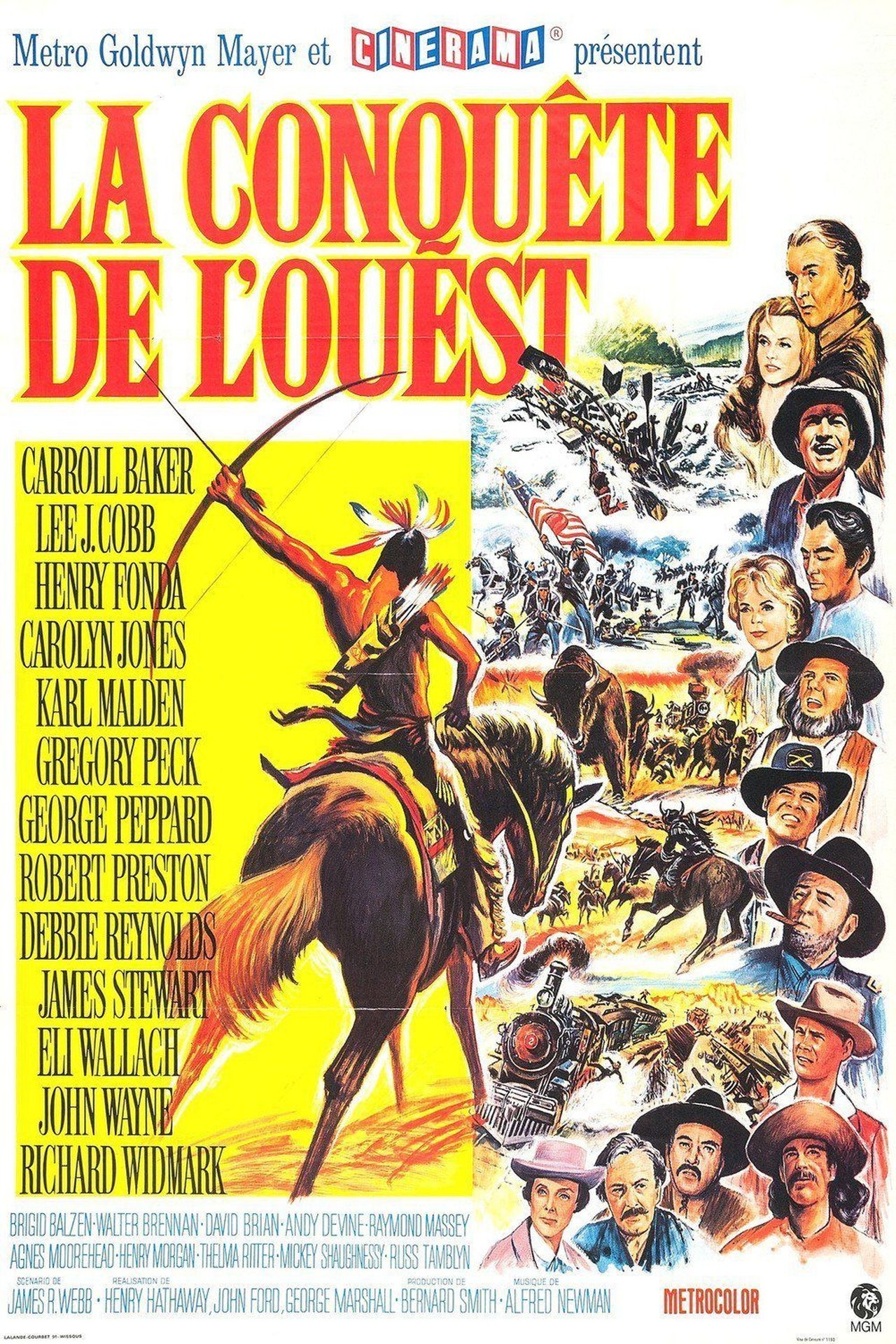 La Conquête de l'Ouest poster